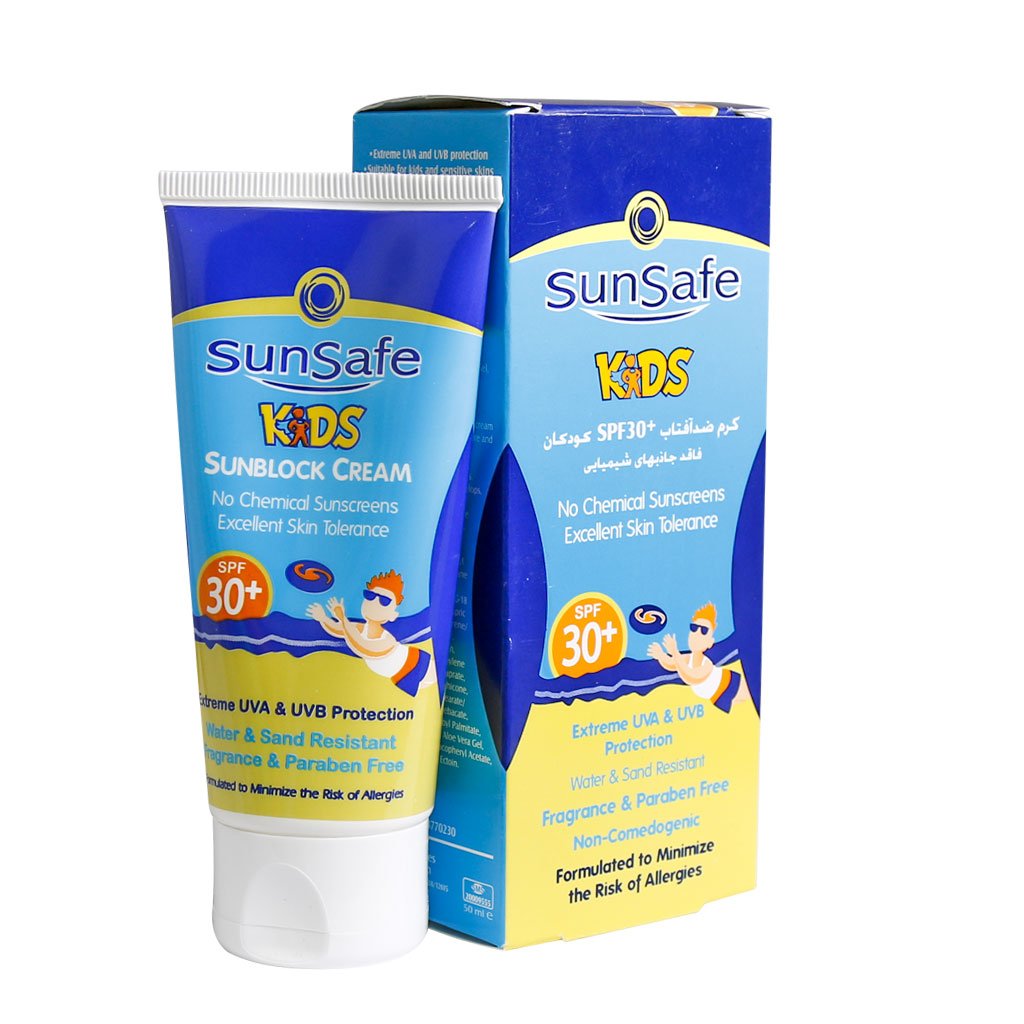 کرم ضد آفتاب SPF30 مخصوص کودکان سان سیف